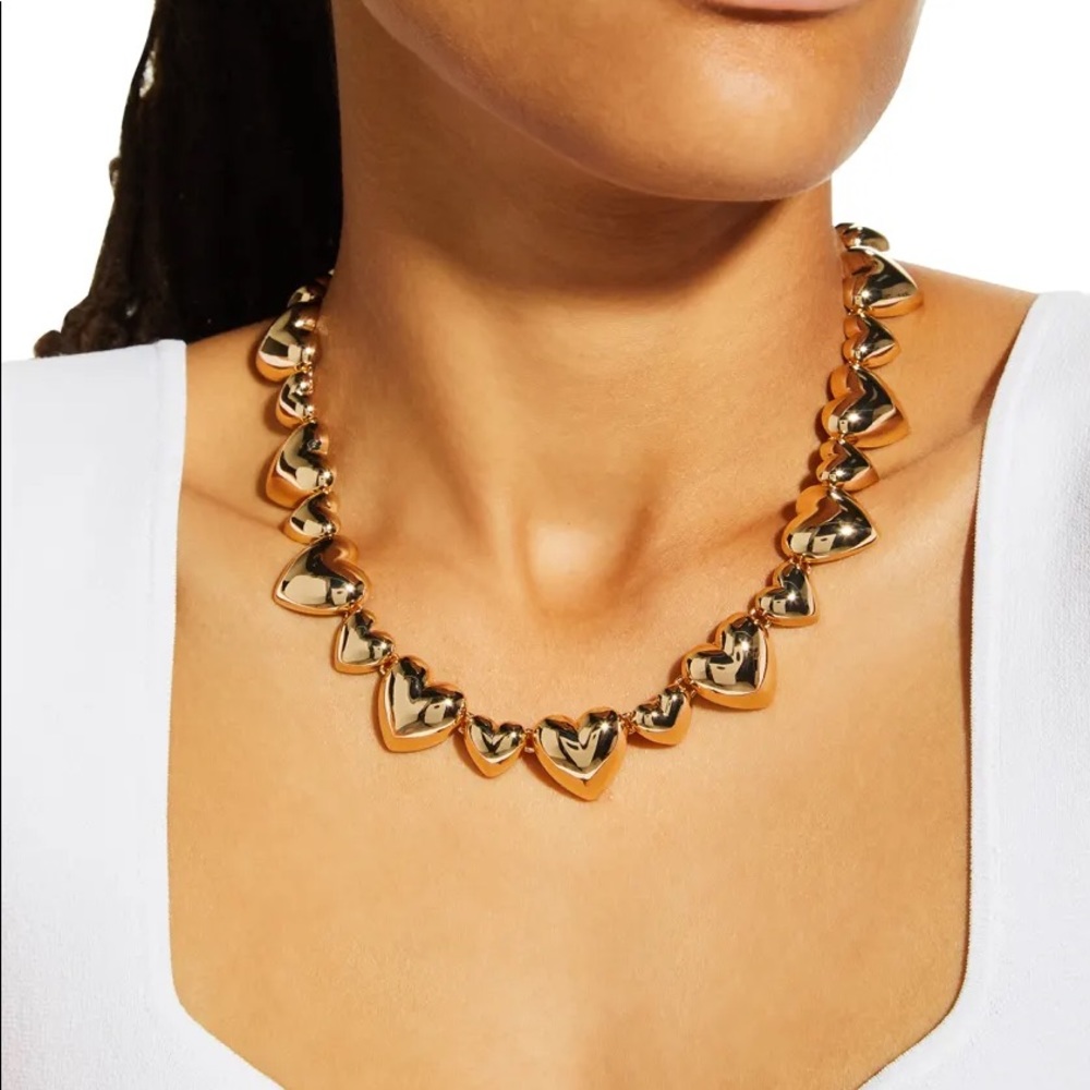 DANNIJO Gold Heart Necklace